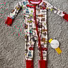 cars little sleepies zippy nwt 6-12 months