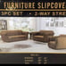 3pc sofa cover