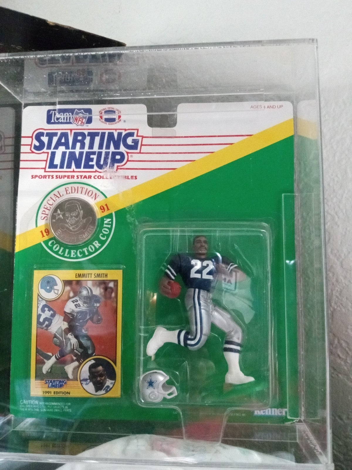 1991 mint condition Starting Lineup special edition Emmit Smith collectable