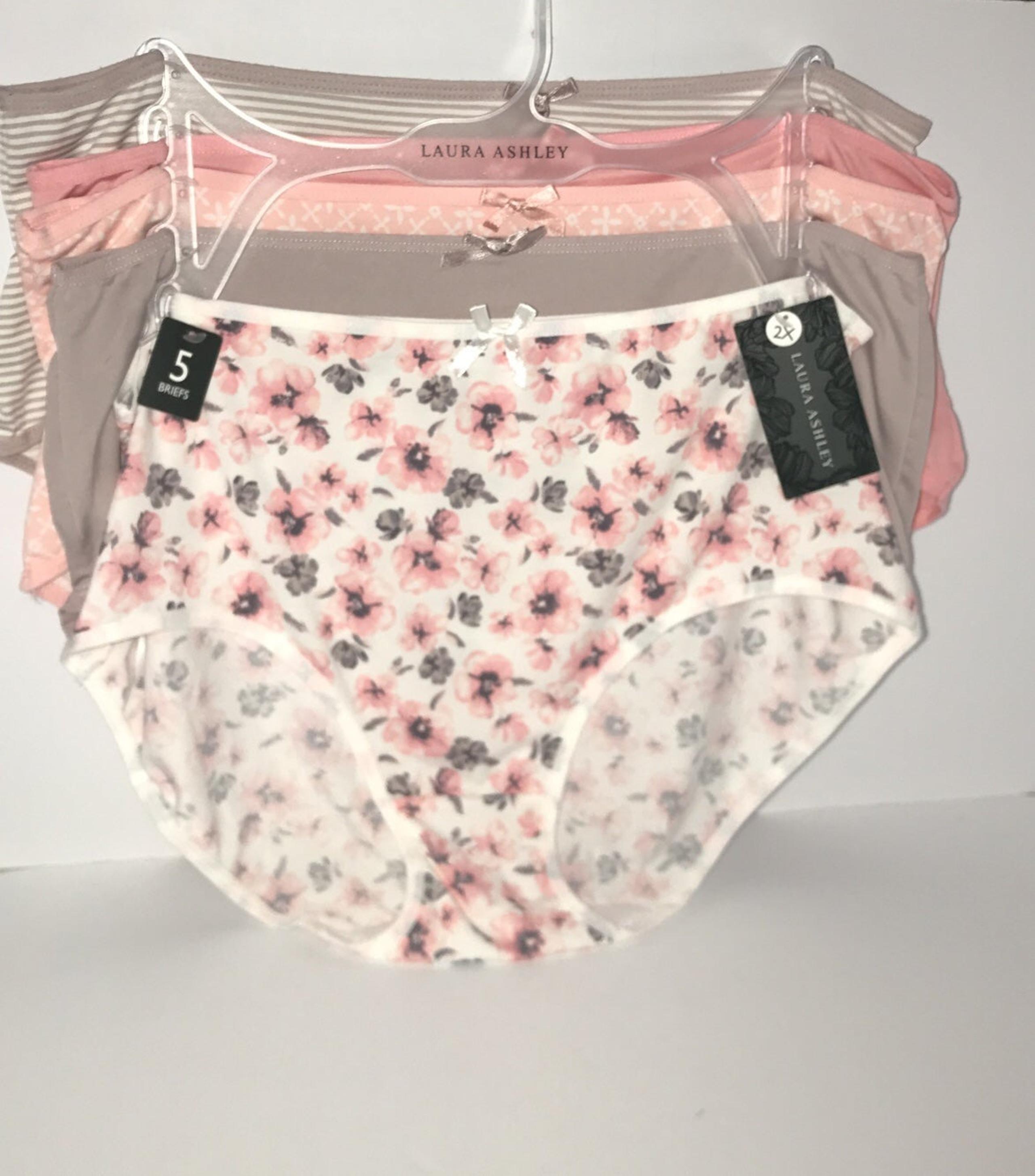 Laura Ashley 2X (5) Brief Panties