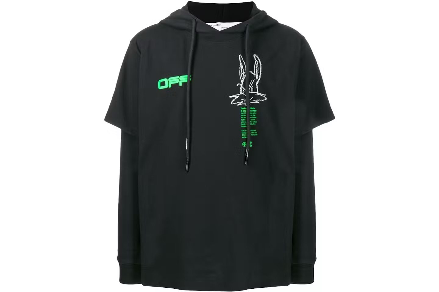 OFF-WHITE Harry The Bunny Double Sleeved Hoodie
