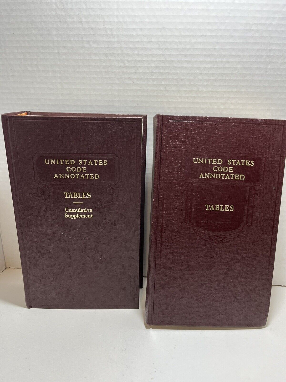 United States Code Annotated Tables 1984