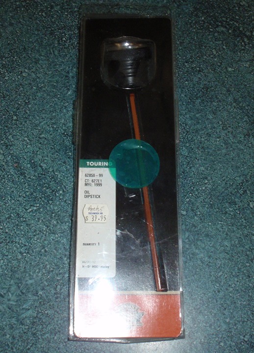 Harley Davidson OEM Chrome Oil Dipstick '99–'06 Touring #62858-99 - FAST SHIP!