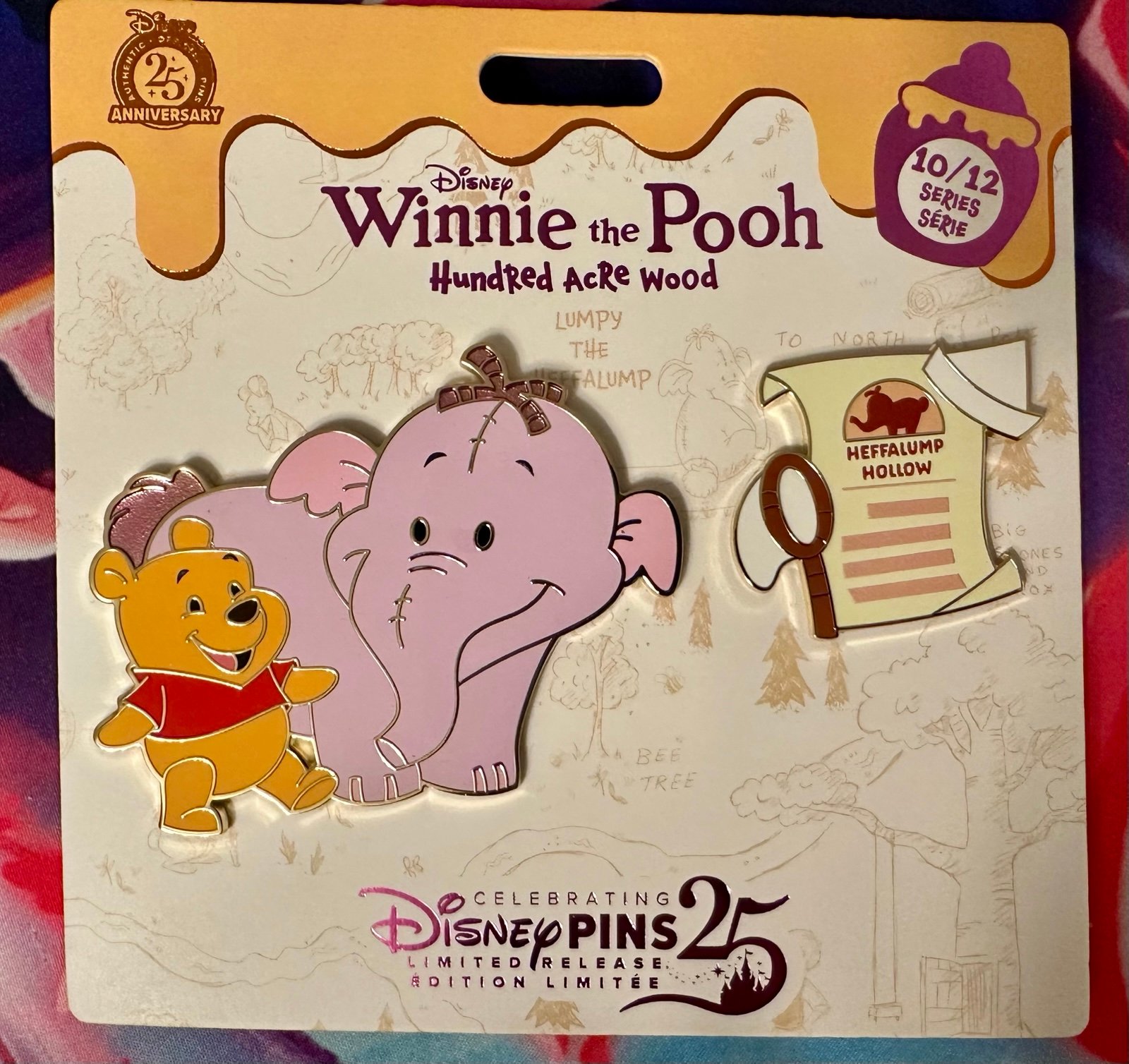 Winnie the Pooh and Lumpy Pin Set – Hundred Acre Wood Series – October 10/12