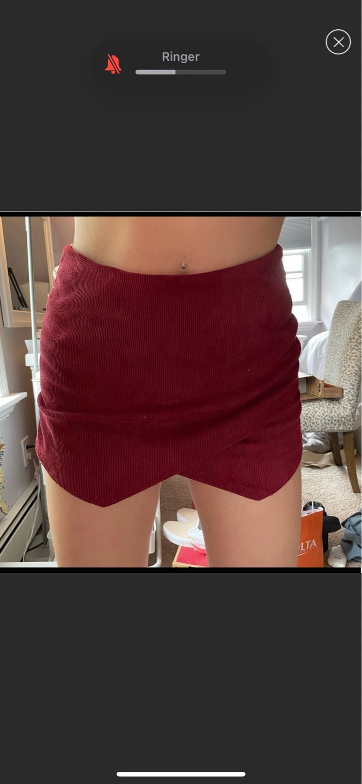 Flapped Skort