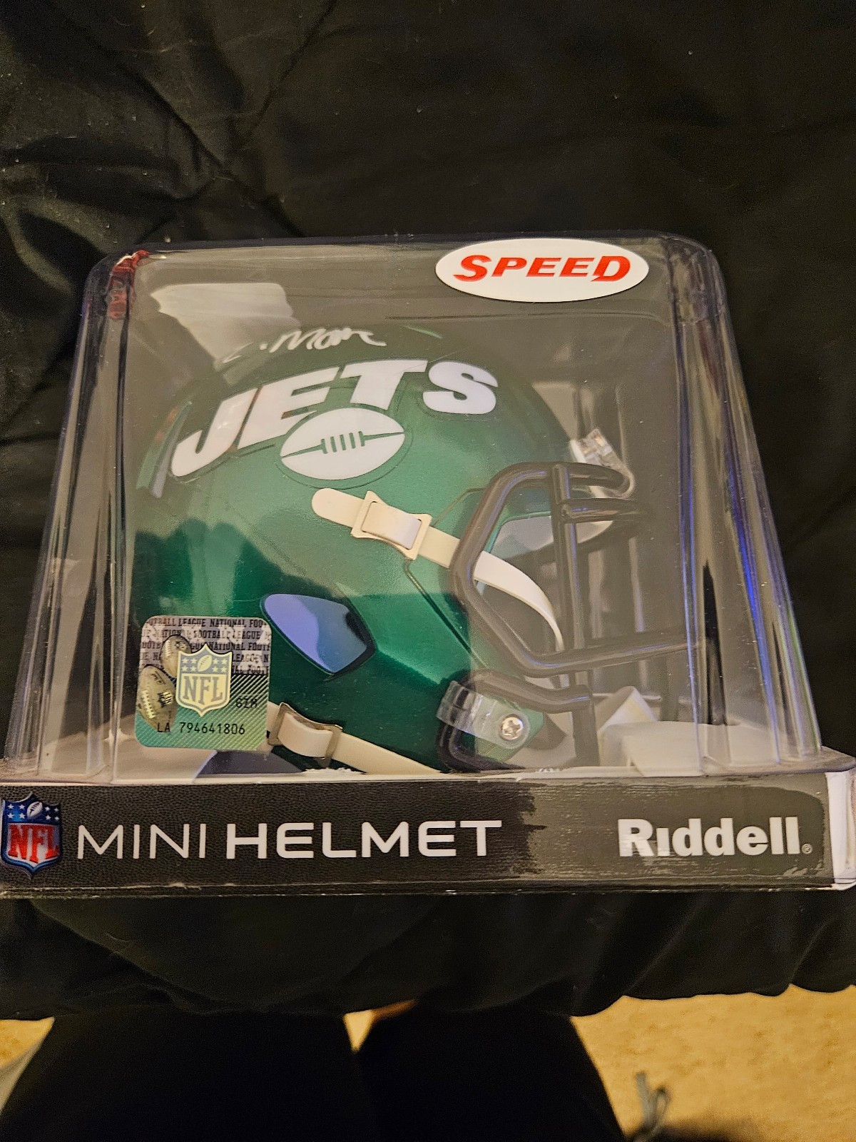 Elijah moore Mini Helmet (jets)