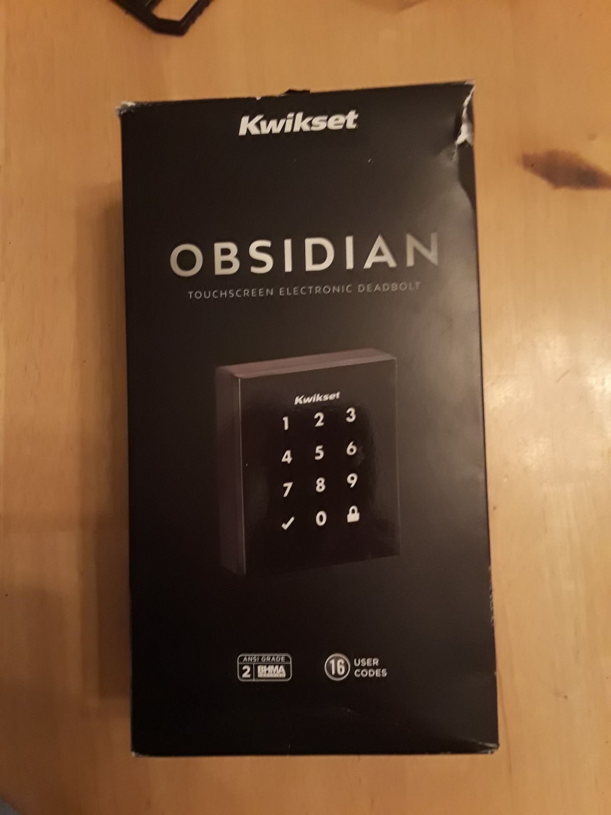 Fairly new obsidian digital deadbolt loc