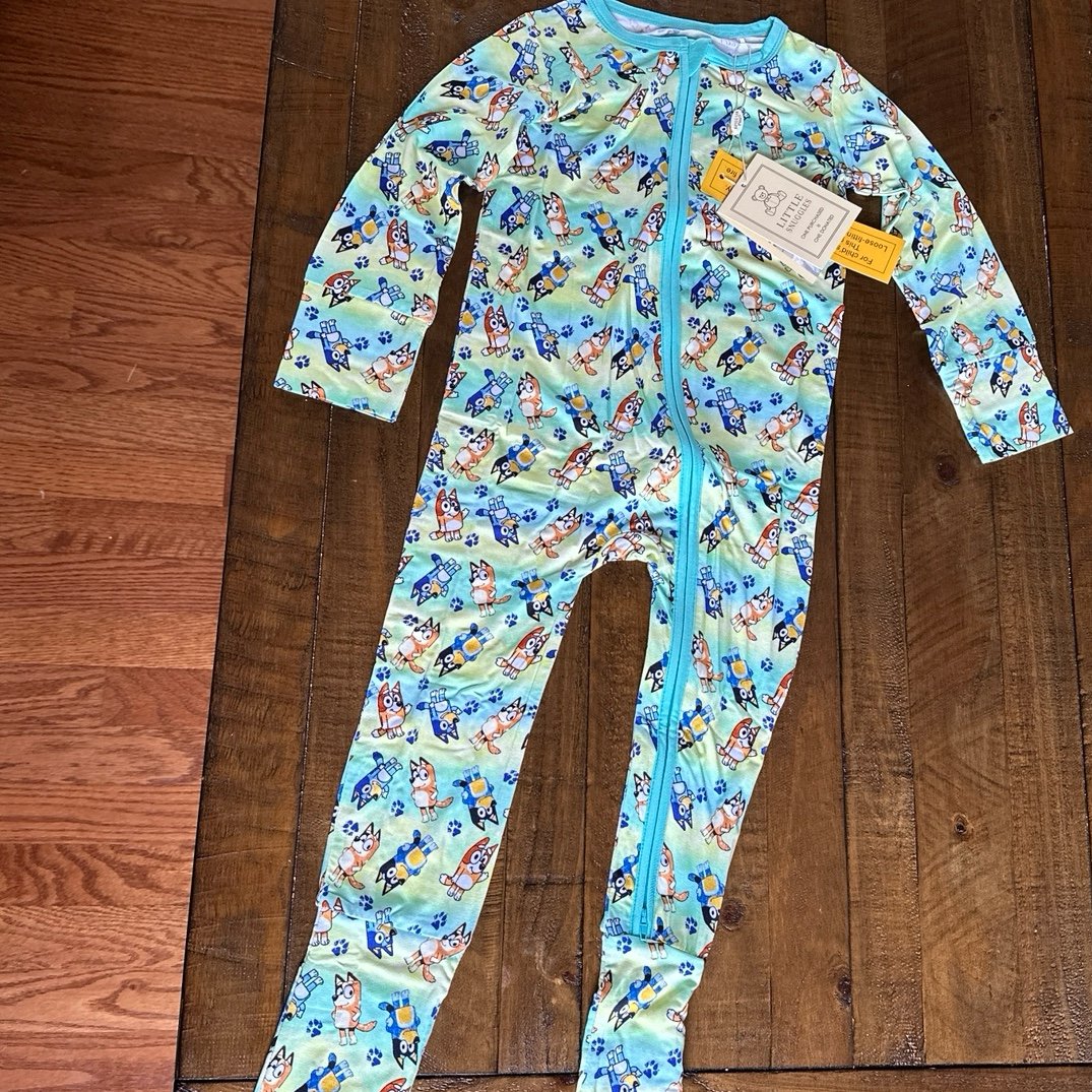 Little Snuggles 3T Most Wanted Bluey - Bamboo Zippy Romper Charlie’s project