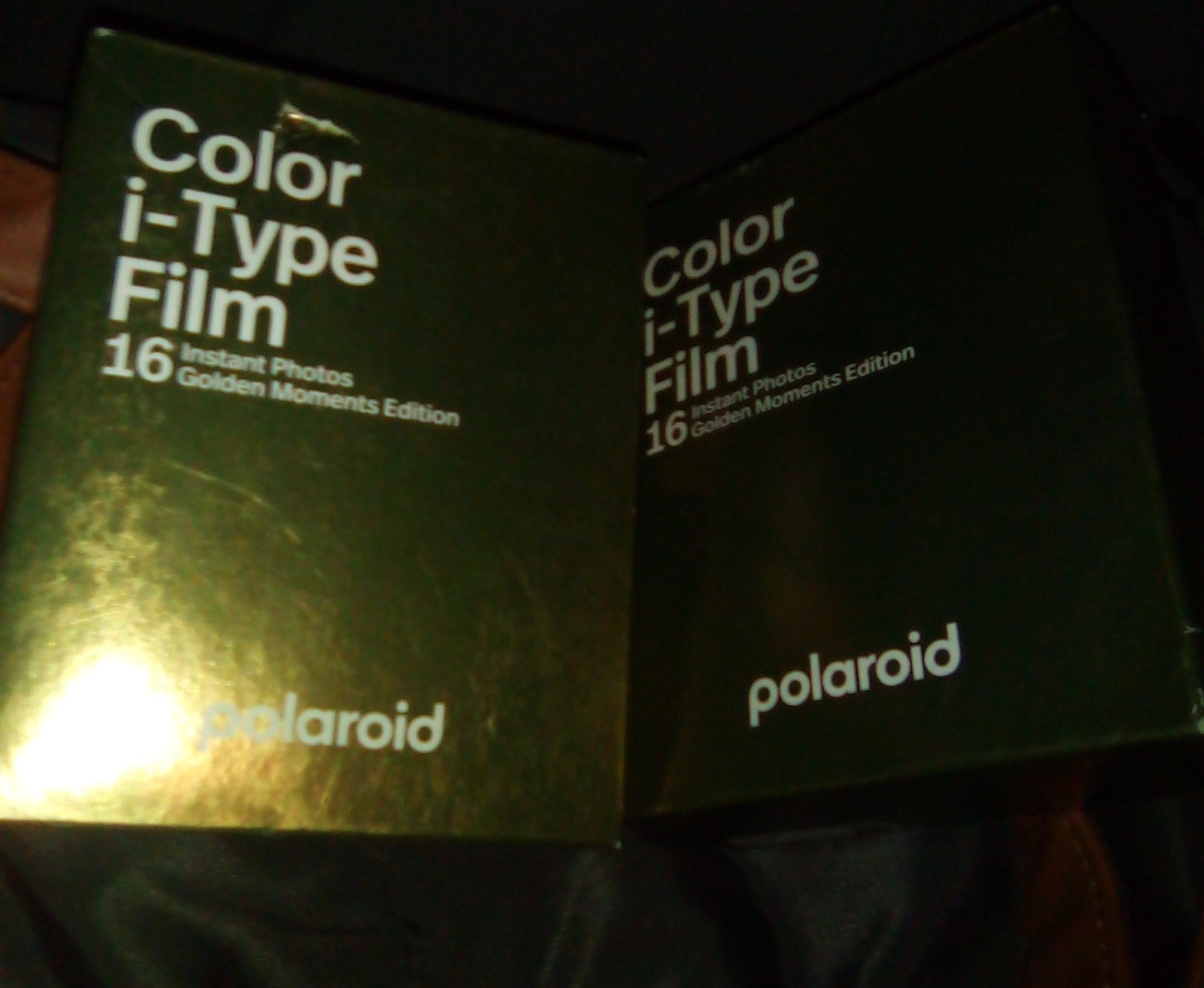Polaroid Color I type gold edition film 16 ct x2