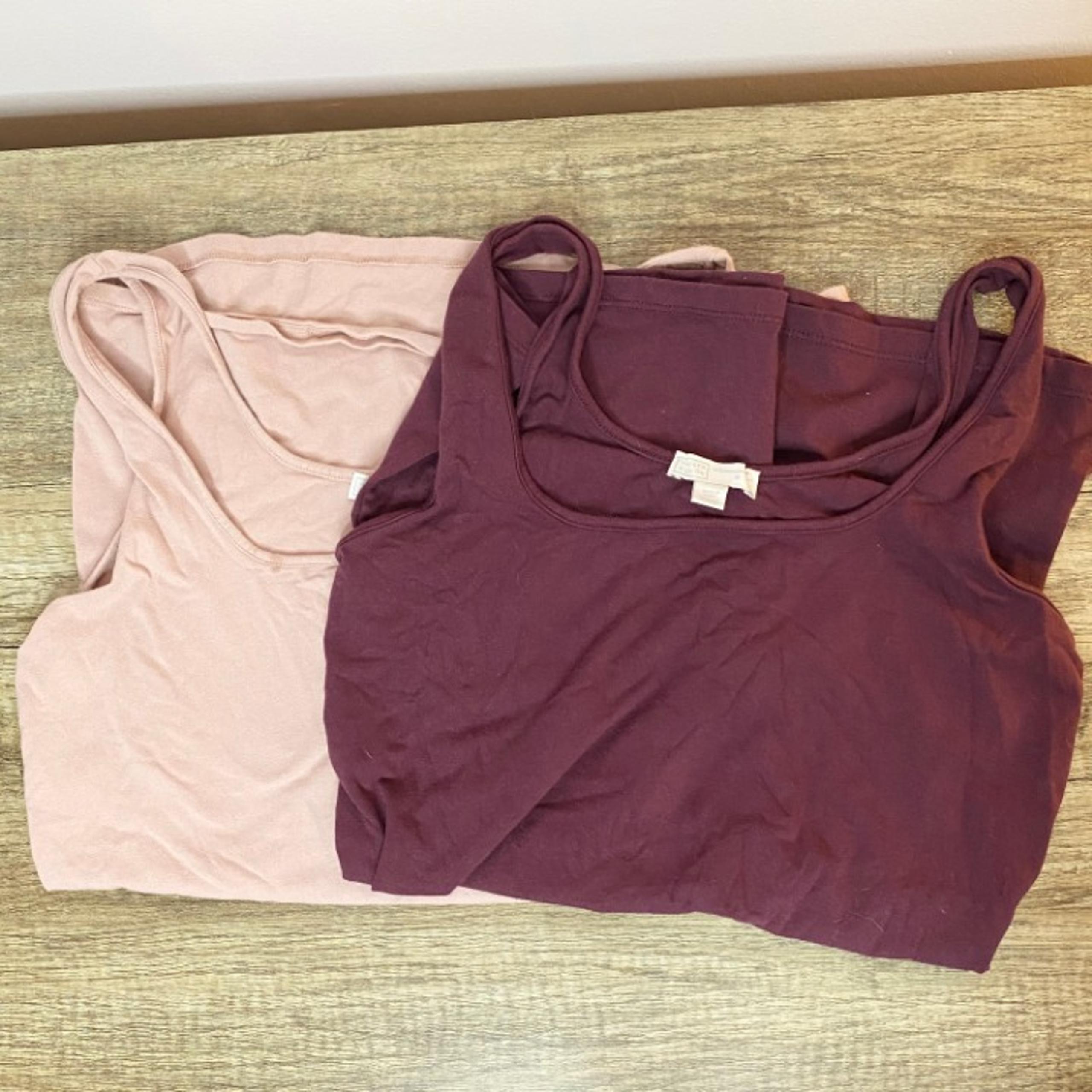 14th and Union 2 Tank Tops Pink Medium - 14th & Union