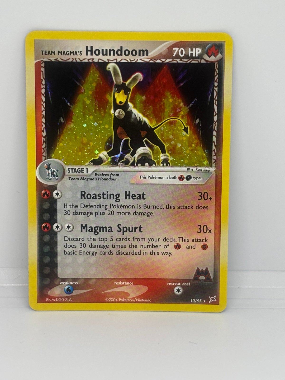 Pokemon Team Magma’s Houndoom Holo