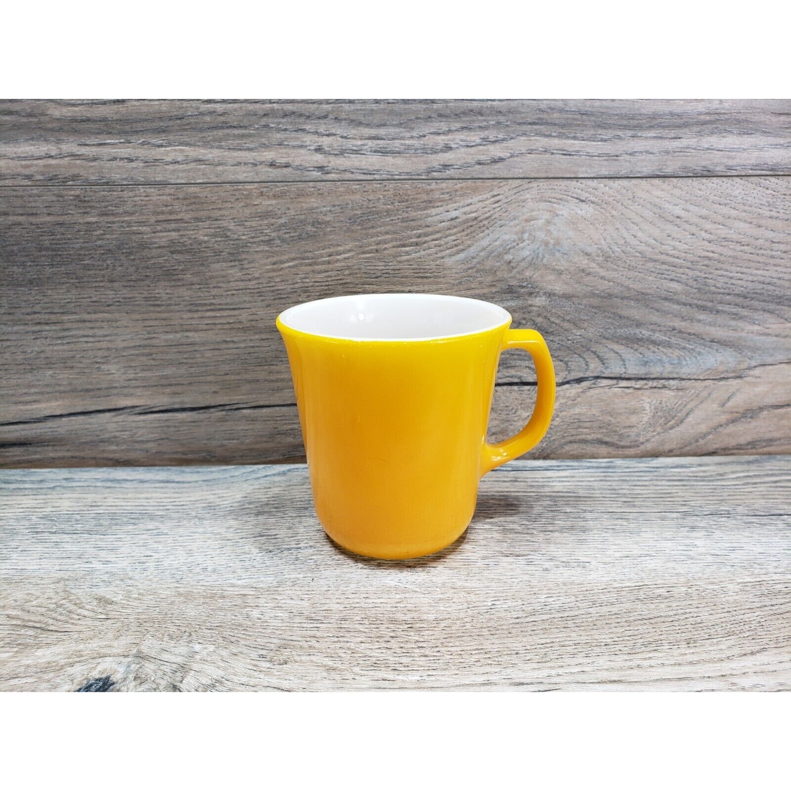 Corelle Citrus Yellow Corning Coffee Mug Cup 8oz Vintage