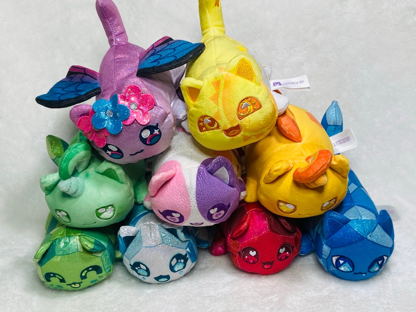 9 Aphmau Meemeows Kawaii Cute Blind Bag Kitty Honeycomb Shamrock Ruby Celestial