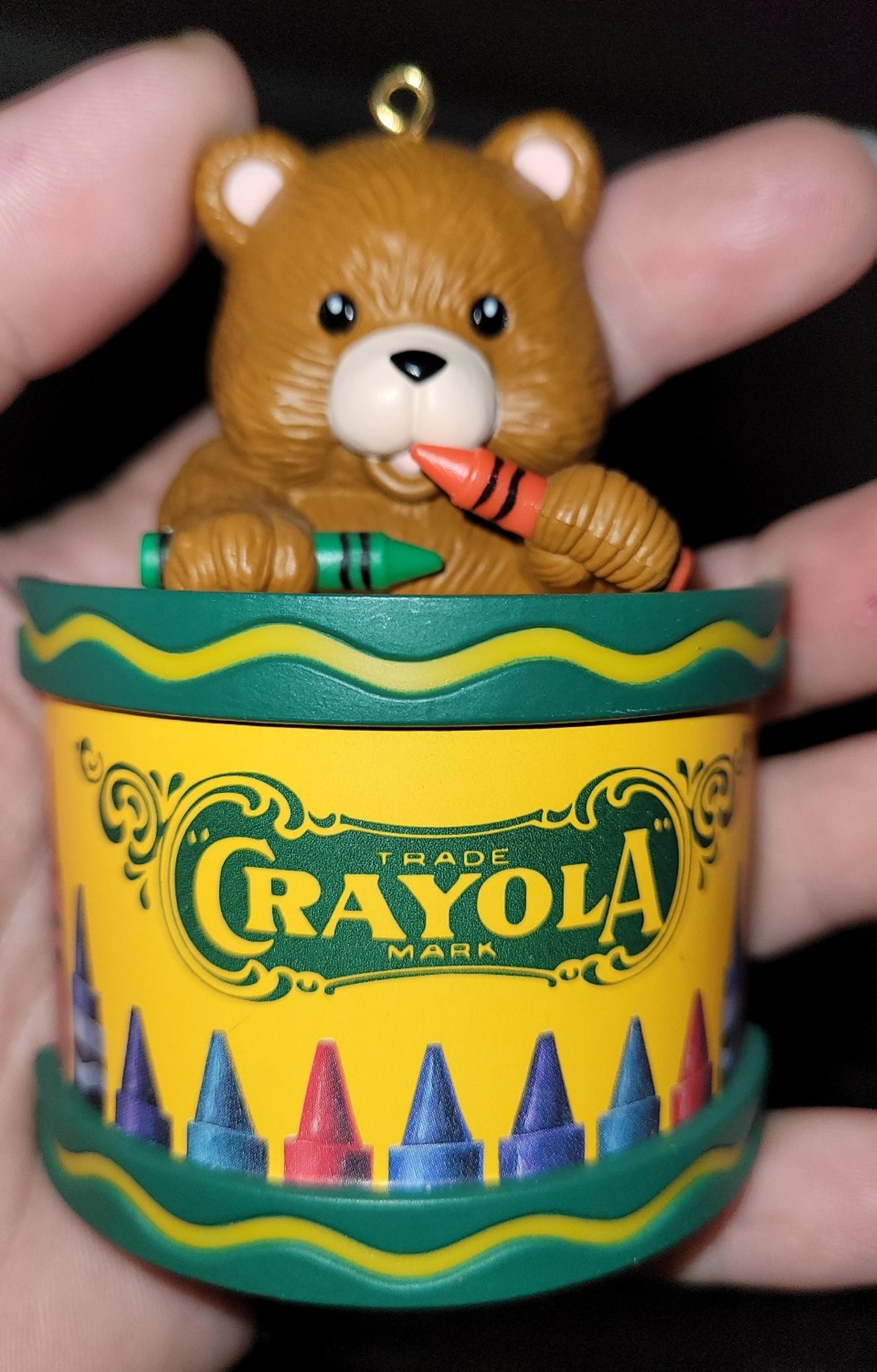 Crayola Teddy Bear Christmas Tree Ornament
