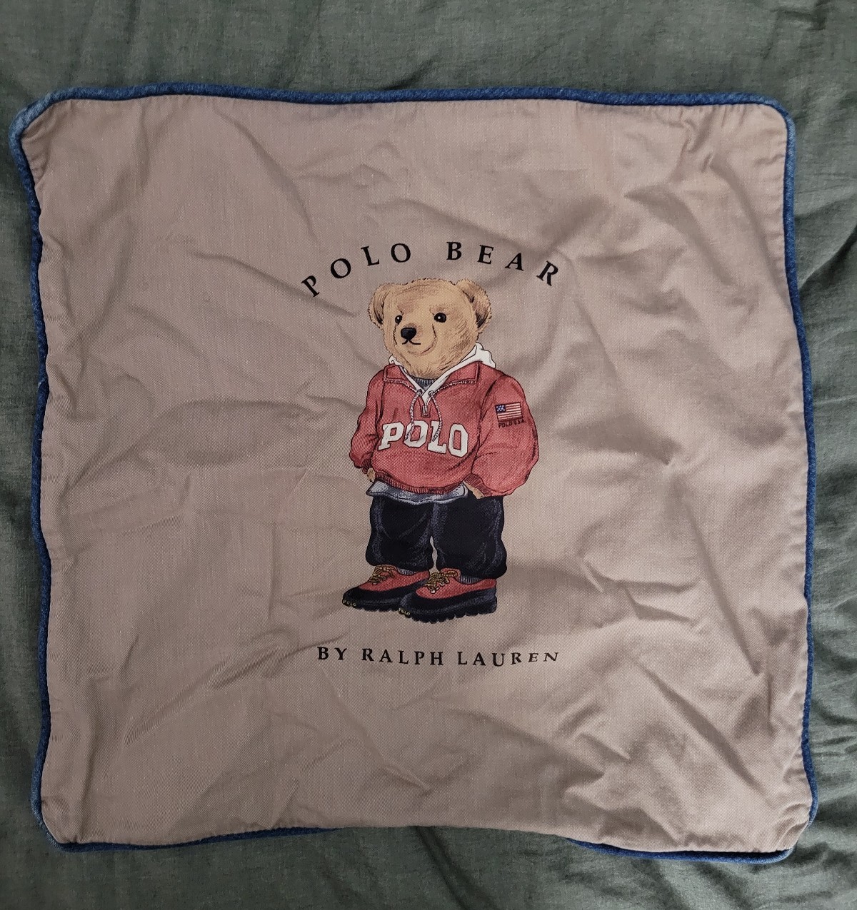 2 Polo Ralph Lauren Bear Pillowcases