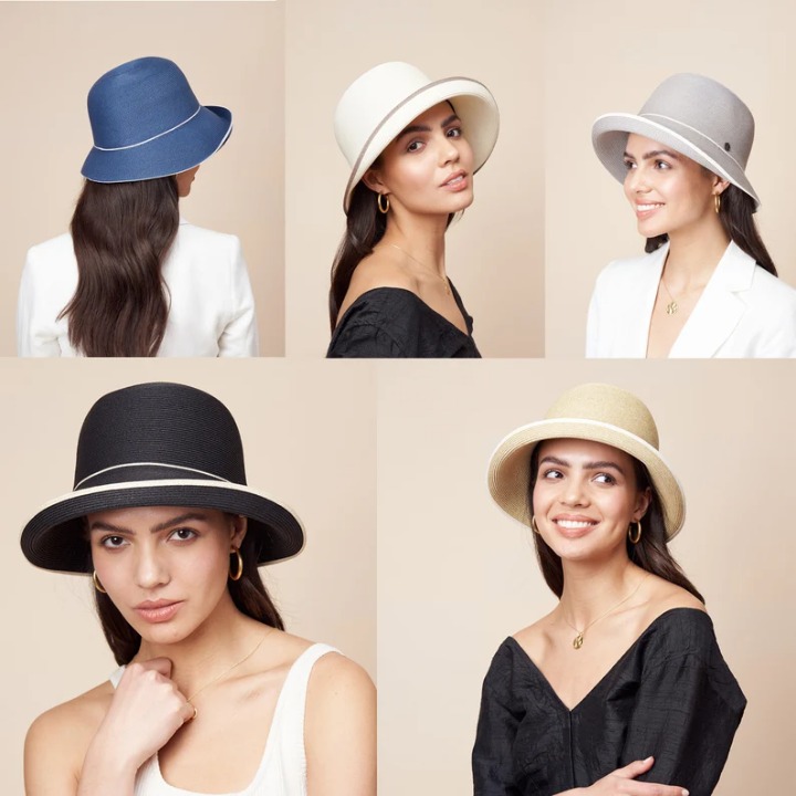 Sun Hat for Women,Bucket Premium Straw Hat with Wide Brim, Beach Hat. MP