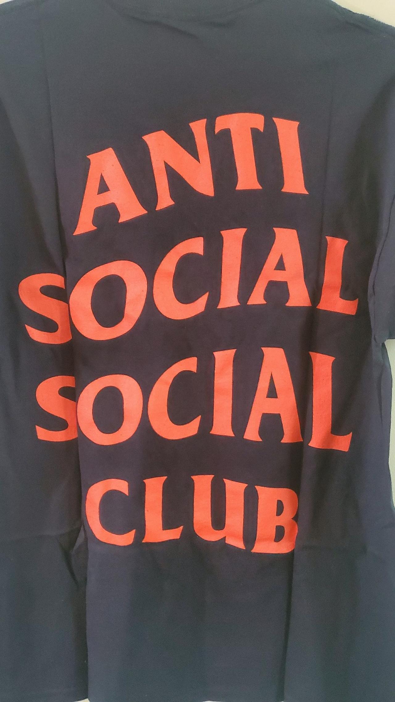 Undefeated Mens Paranoid Logo Short Sleeve T-Shirt large - Anti Social Social Club #4