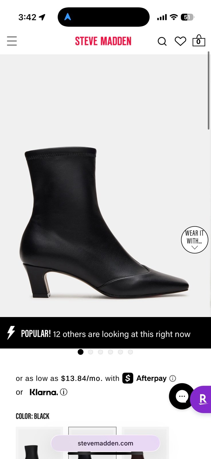 Steve Madden jeter ankle bootie