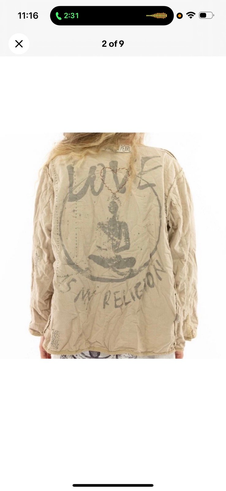 Flash SALE!!!! Magnolia Pearl Reversible Anders Jacket New with Tags