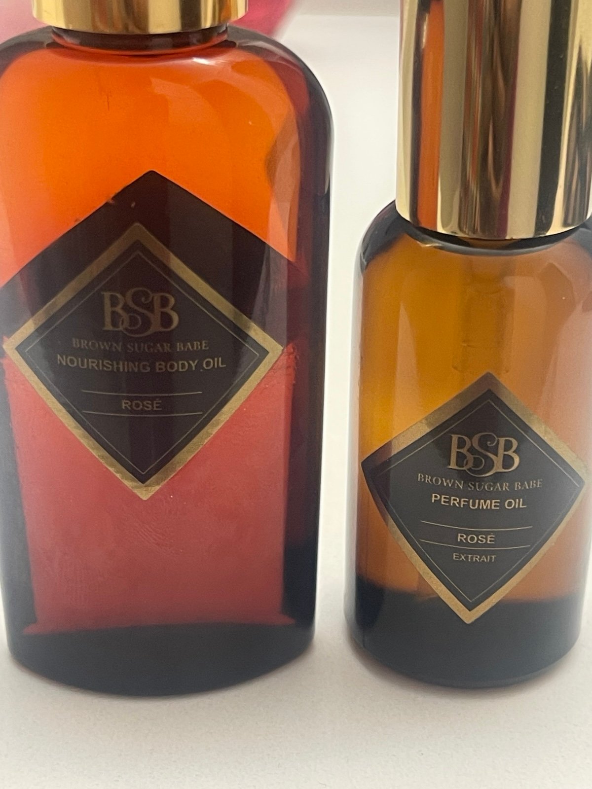 Bundle deal - Brown Sugar Babe Perfume Oil 1oz and 2oz oil - ROSÈ