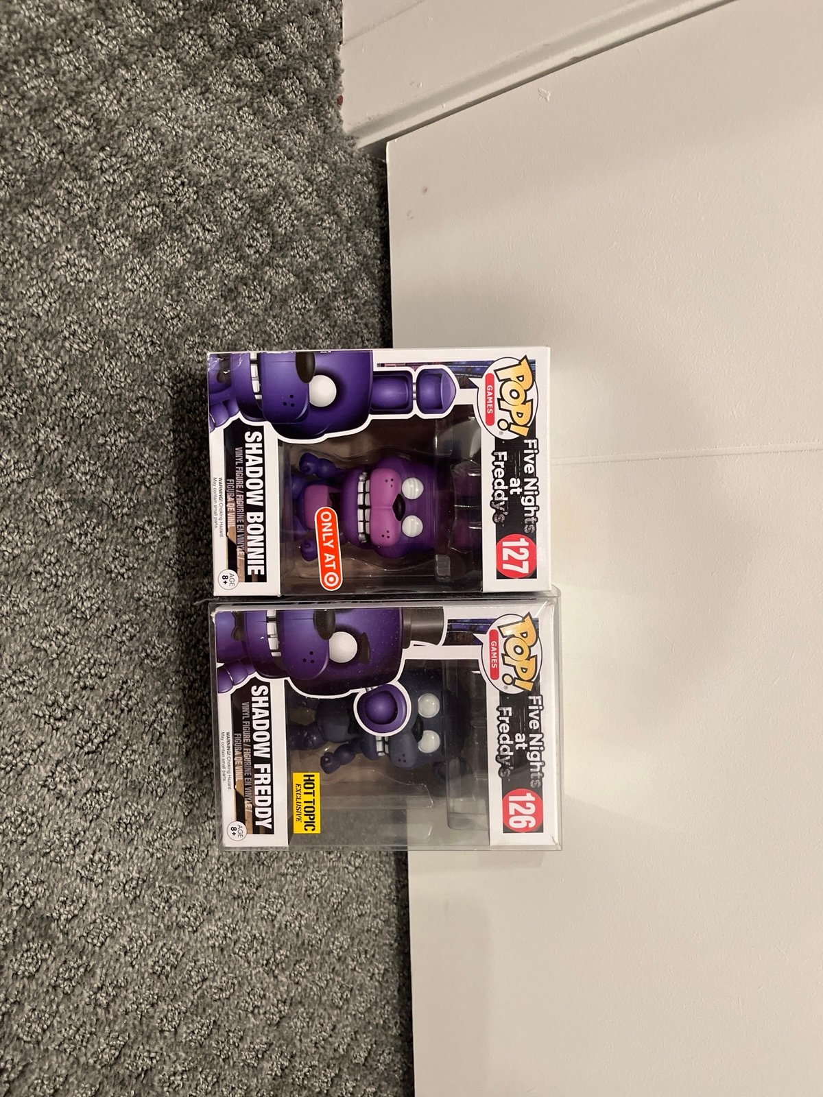 Shadow Freddy and Shadow Bonnie funko pop