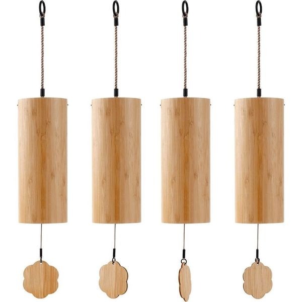 Four Seasons Bamboo Wind Chime for Sound Therapy Tool(Spring/Summer/Fall Winter)
