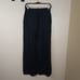 Madewell The Harlow Wide-Leg Pant in 100% Linen in Black Size 2