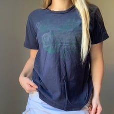 navy vintage motorcycle graphic tee Vintage motorcycle graphic tee