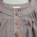 We the Free Must Have Henley Free People Waffle Gray Long Sleeve Shirt Top XS