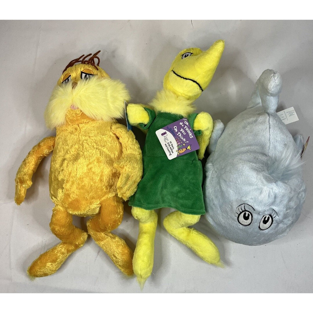 New Kohl's Cares Dr. Seuss Lot Lorax, If I Ran The Circus, Oh The Thinks You Can
