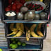 5 Tier Fruit Vegetable Basket, Kitchen Rolling Cart with Wheels
