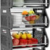 5 Tier Fruit Vegetable Basket, Kitchen Rolling Cart with Wheels