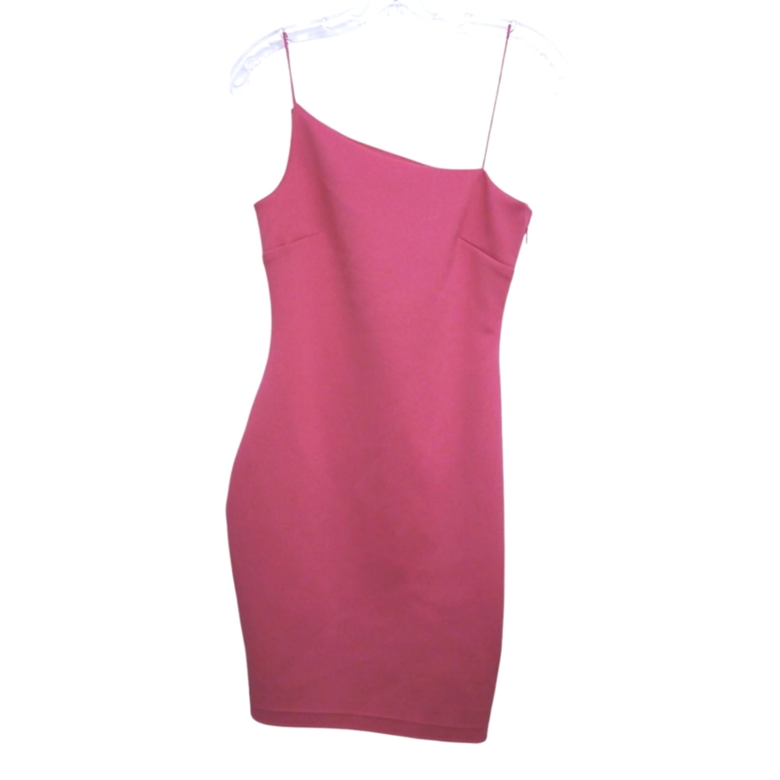 GUESS Jenny Mini Dress Women's Sz S Dark Pink Contemporary Glam Party Wedding
