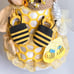 Honey Teddy Bear Diaper Cake, Bees theme