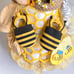 Honey Teddy Bear Diaper Cake, Bees theme