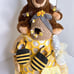 Honey Teddy Bear Diaper Cake, Bees theme