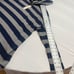 NWT Sundry Navy Blue Grey Stripe Hoodie Sweatshirt Size 1 US Small New