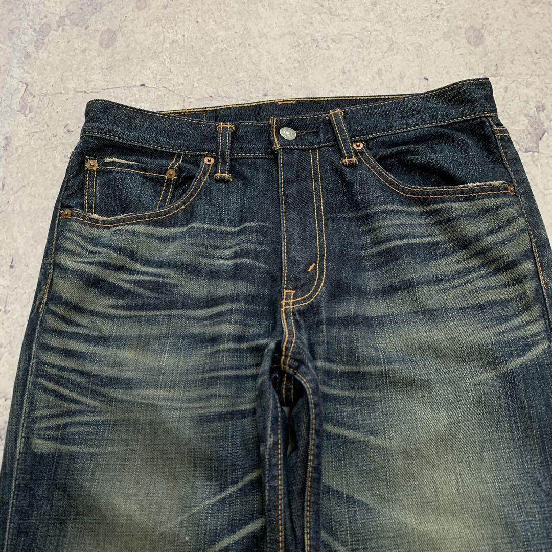00s Levi's 707 boot cut fade denim y2k - メルカリ