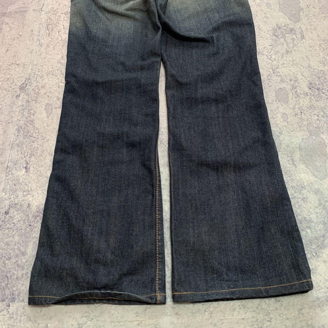 00s Levi's 707 boot cut fade denim y2k - メルカリ