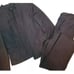 Perceptions New York Women Size 8 Petite Brown 2-Piece Suit Jacket and Pants