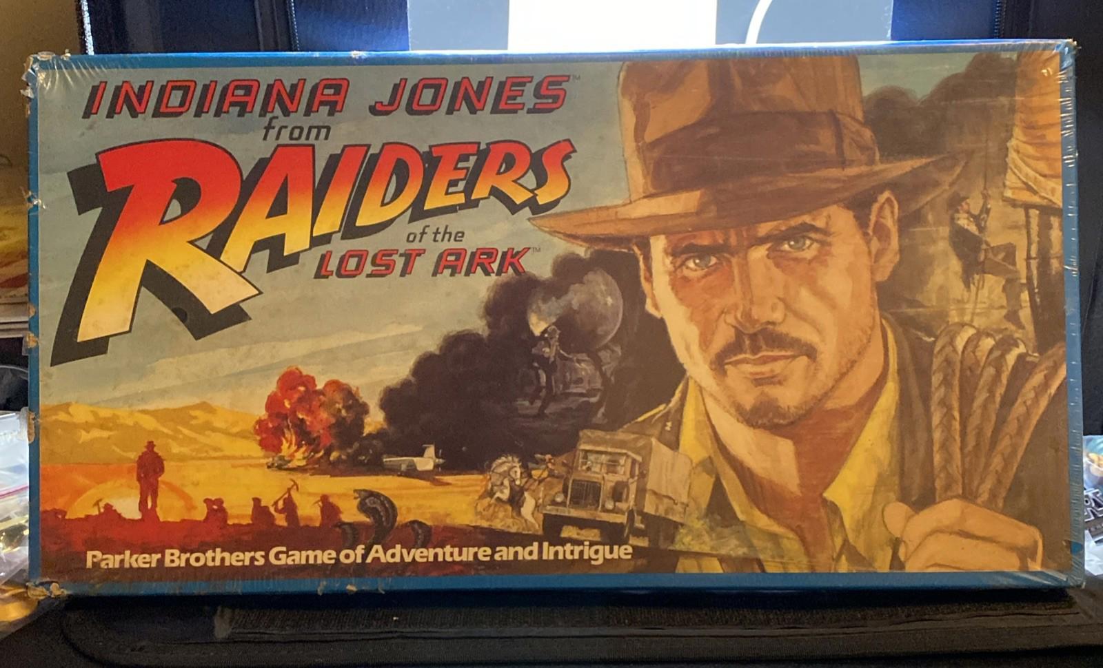 INDIANA JONES RAIDERS OF THE LOST ARK PARKER BROTHERS BOARD GAME 1982 NEW SEALED