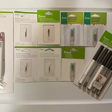 NEW LOT OF Cricut 1.1mm Fine -Point Replacement Blades and More