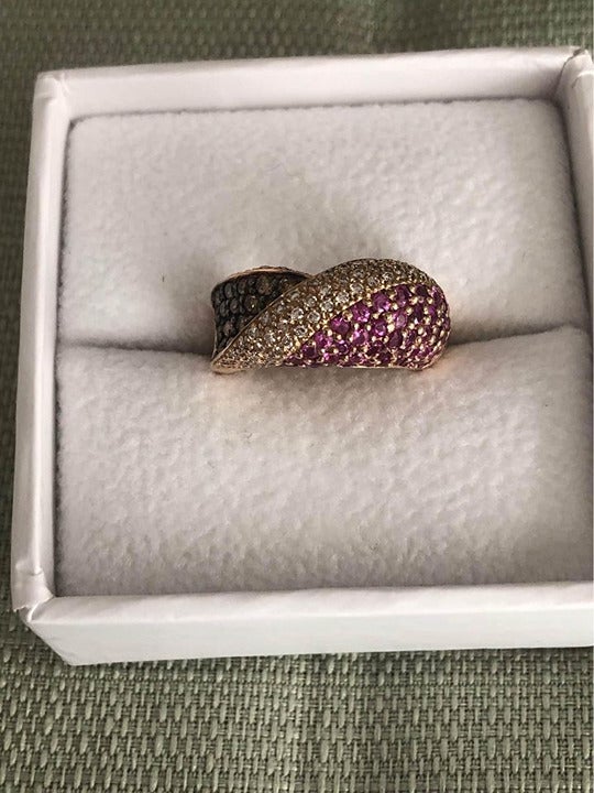 Le Vian Pink Sapphire Diamond Ring