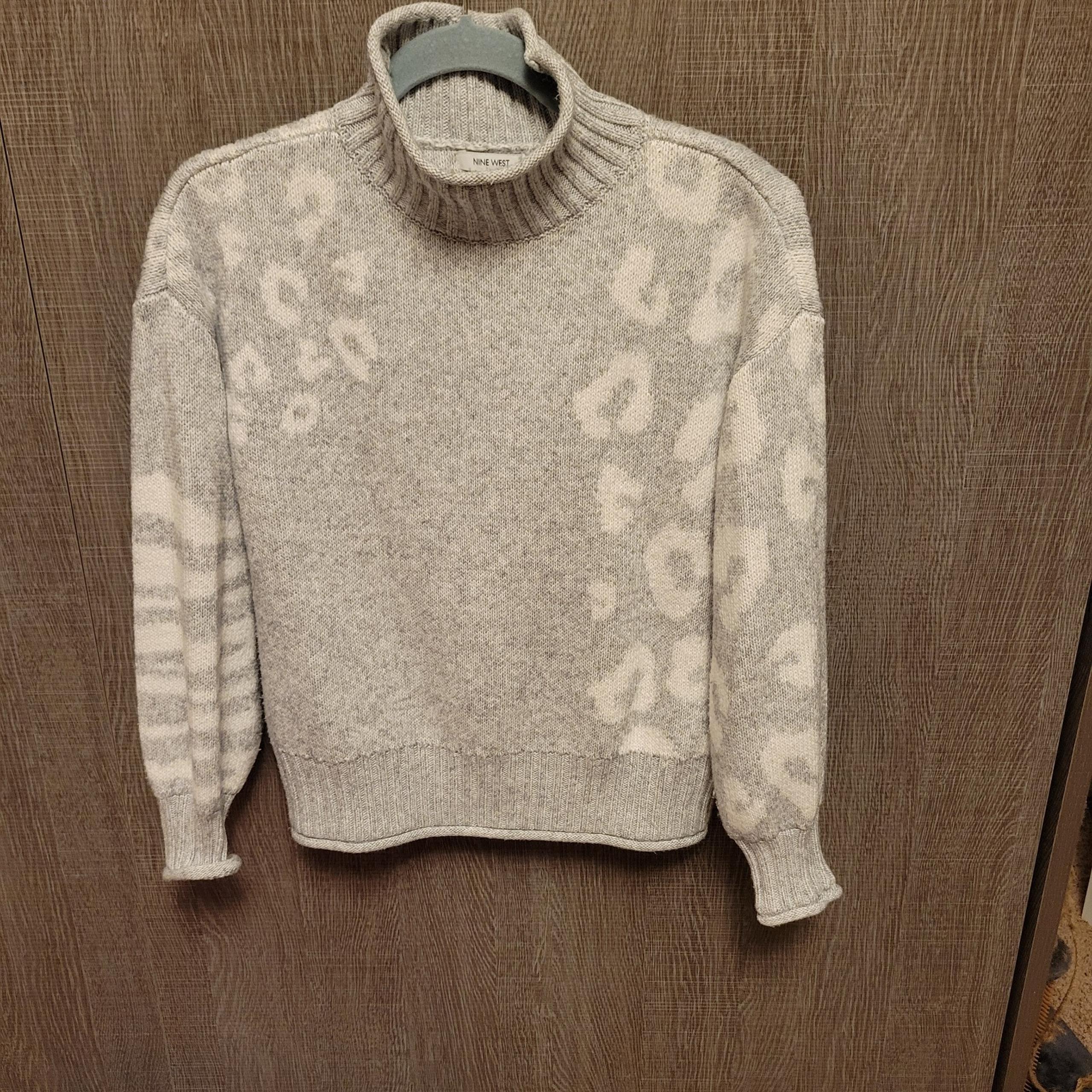 Leopard and Zebra/Tiger print sweater Small