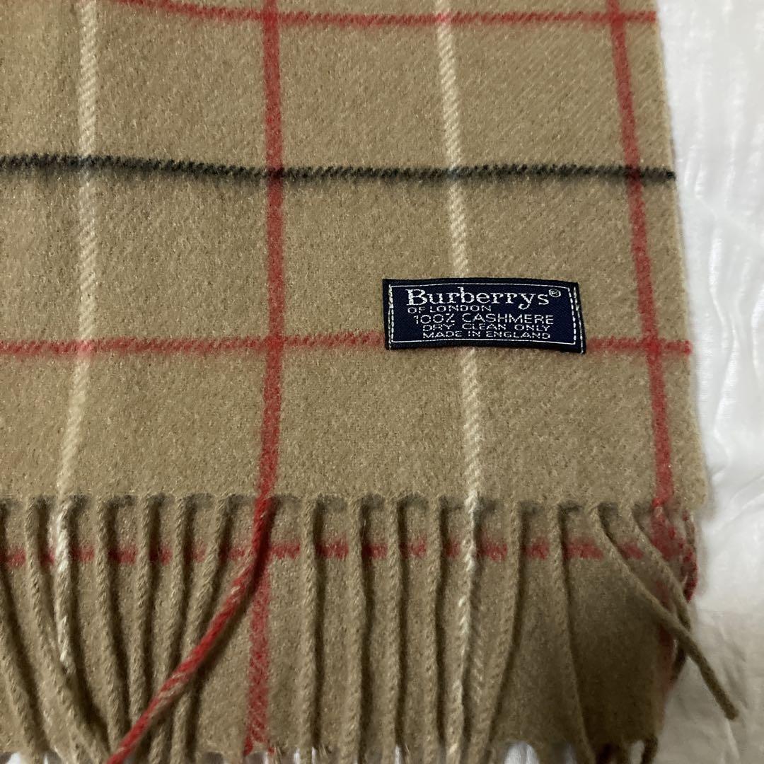 Burberrys Cashmere Check Scarf