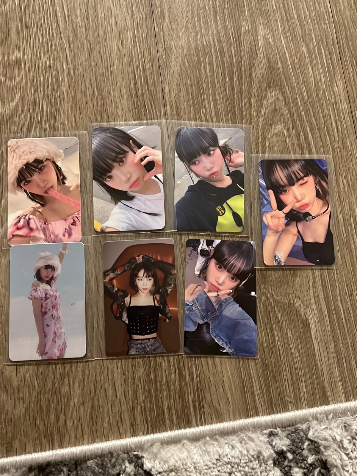 le sserafim chaewon pc bundle (album pcs, pobs, & weverse edition pcs)
