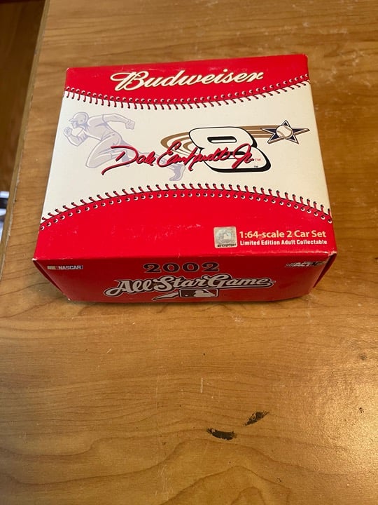 2002 Action Dale Earnhardt Jr. #8 MLB All Star Game 1:64 Limited Edition 2 Cars
