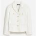 J.Crew Denim blazer-jacket in white NWT Size 18