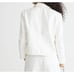 J.Crew Denim blazer-jacket in white NWT Size 18