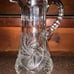 Beautiful American Brilliant Period Cut Crystal Pitcher 9.5”